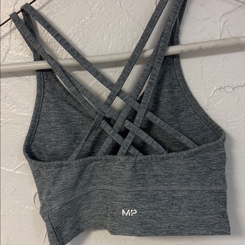 MP Gray Strappy Sports Bra